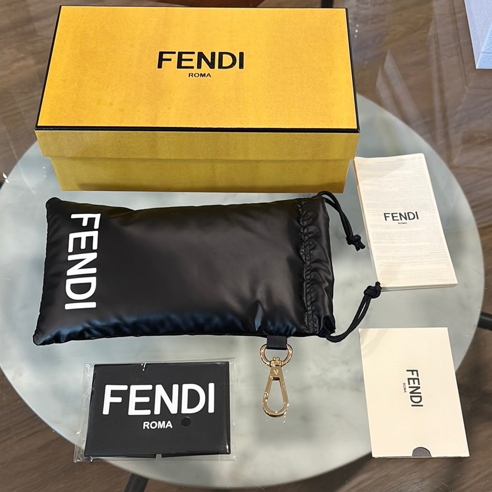 Fendi puffy sunglass case